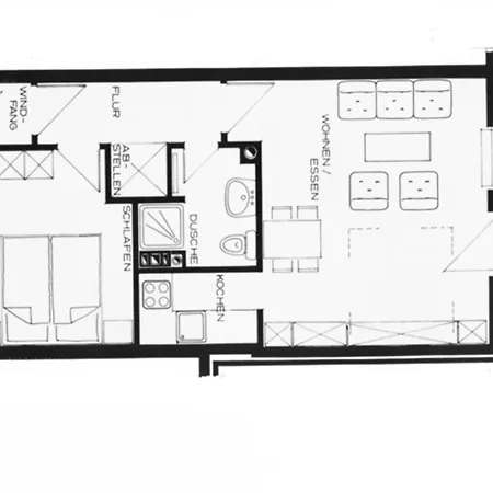 Apartment Gmelinstra_e 12_ Whg_ 9_ Haus Wyk auf Foehr